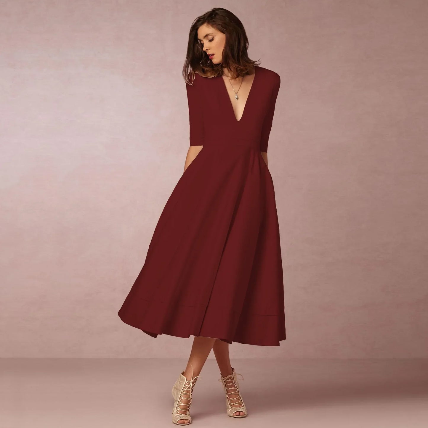 Elegant Aftenkjole til kvinder | Midi